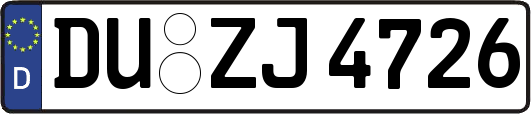 DU-ZJ4726