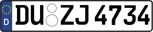 DU-ZJ4734