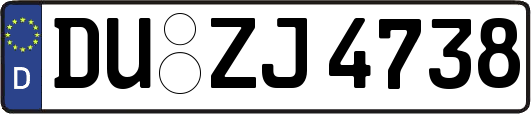 DU-ZJ4738