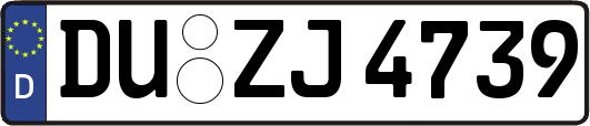 DU-ZJ4739