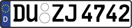 DU-ZJ4742