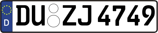 DU-ZJ4749