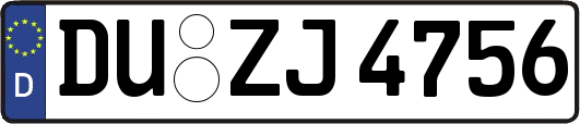 DU-ZJ4756