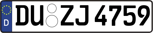 DU-ZJ4759