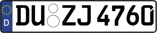 DU-ZJ4760