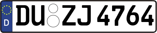 DU-ZJ4764