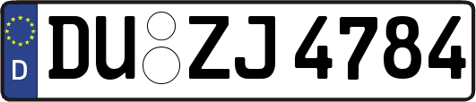DU-ZJ4784