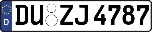 DU-ZJ4787