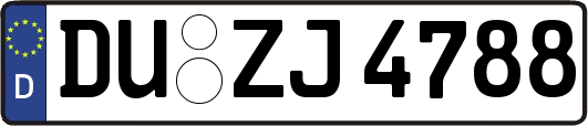 DU-ZJ4788