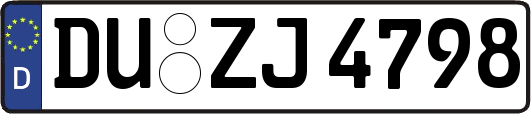 DU-ZJ4798