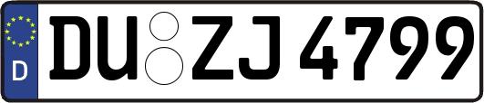 DU-ZJ4799
