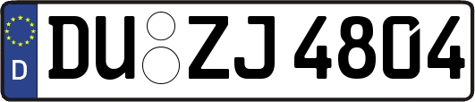 DU-ZJ4804