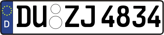 DU-ZJ4834
