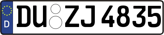 DU-ZJ4835