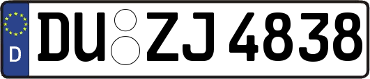 DU-ZJ4838