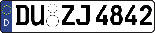 DU-ZJ4842