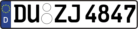 DU-ZJ4847