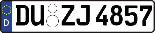 DU-ZJ4857