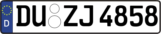 DU-ZJ4858