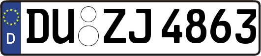 DU-ZJ4863