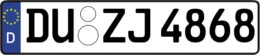 DU-ZJ4868
