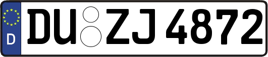 DU-ZJ4872