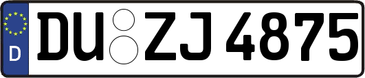 DU-ZJ4875