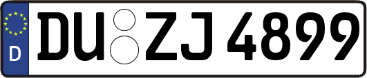 DU-ZJ4899