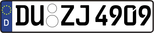 DU-ZJ4909