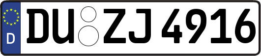 DU-ZJ4916