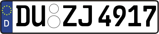 DU-ZJ4917