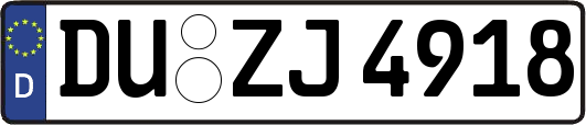 DU-ZJ4918