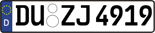 DU-ZJ4919