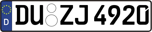 DU-ZJ4920