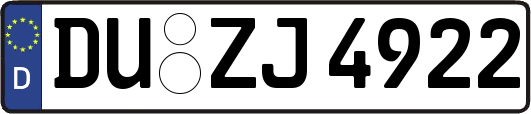DU-ZJ4922