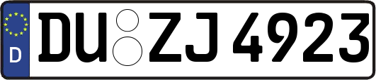 DU-ZJ4923