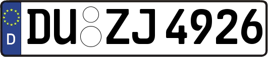 DU-ZJ4926