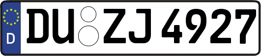 DU-ZJ4927