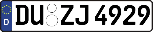 DU-ZJ4929