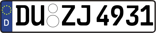 DU-ZJ4931