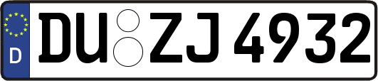 DU-ZJ4932