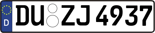 DU-ZJ4937