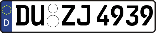 DU-ZJ4939