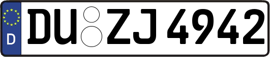 DU-ZJ4942