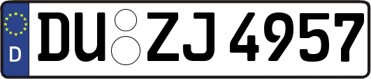 DU-ZJ4957