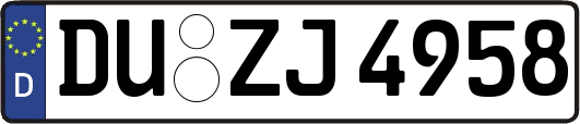 DU-ZJ4958