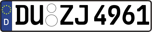DU-ZJ4961