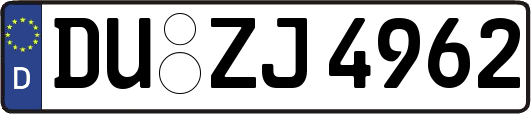 DU-ZJ4962