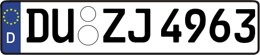 DU-ZJ4963