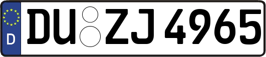 DU-ZJ4965
